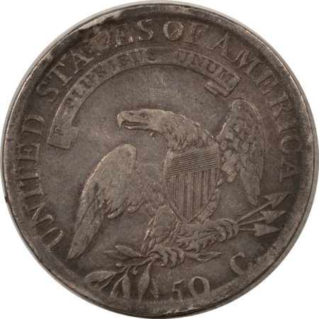 Early Halves 1808 CAPPED BUST HALF DOLLAR, O-109a, R-3 – FILLER WITH PROBLEMS!