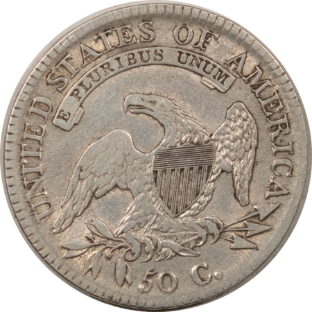 Early Halves 1811 CAPPED BUST HALF DOLLAR SM 8 O-112A TOUGH R-5 LATE DIE STATE SOME LUSTER