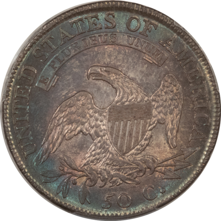 Early Halves 1811 CAPPED BUST HALF DOLLAR, SMALL 8 – PCGS MS-64, LOOKS GEM! GORGEOUS AND PQ!