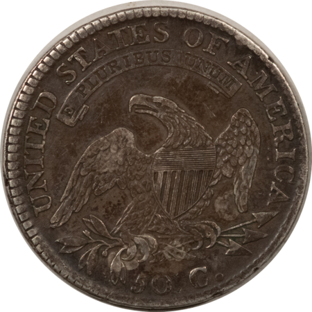 Early Halves 1812 CAPPED BUST HALF DOLLAR, O-103, R-1 – HIGH GRADE CIRCULATED EXAMPLE!