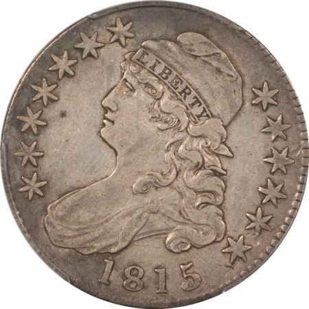 Early Halves 1815/2 CAPPED BUST HALF DOLLAR – PCGS VF-30, KEY-DATE!