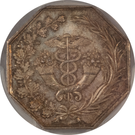 New Store Items “1819” FRANCE JETON, CARDE-1233 PROUE – PCGS MS-63, PRETY LARGE FORMAT!