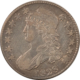 Early Halves 1827 CAPPED BUST HALF DOLLAR, O-133, R-4 – DECENT MID-GRADE! CIRCULATED!