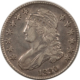 Early Halves 1828 CAPPED BUST HALF DOLLAR, SQUARE 2, SM 8s – HIGH GRADE EXAMPLE, OLD CLEANING