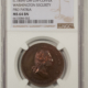 Exonumia 1893 COLUMBIAN EXPO ELONGATED CENT, STRUCK ON INDIAN CENT, M&D-2A – PCGS MS-63