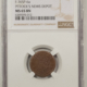 Civil War & Hard Times (1861-65) NEW YORK NY CWT F-630AL-3a GEORGE HYENLEIN – NGC MS-64 BN, PRETTY GEM!