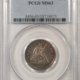 Capped Bust Dimes 1834 CAPPED BUST DIME, LARGE 4 – PCGS MS-62, FRESH AND ORIGINAL!