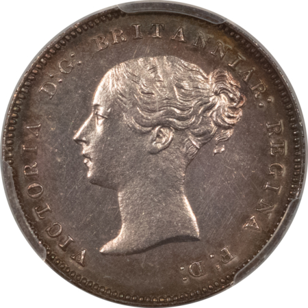 New Certified Coins 1875 GREAT BRITAIN SILVER MAUNDY 4 PENCE, S-3917 – PCGS PL-63, PRETTY!