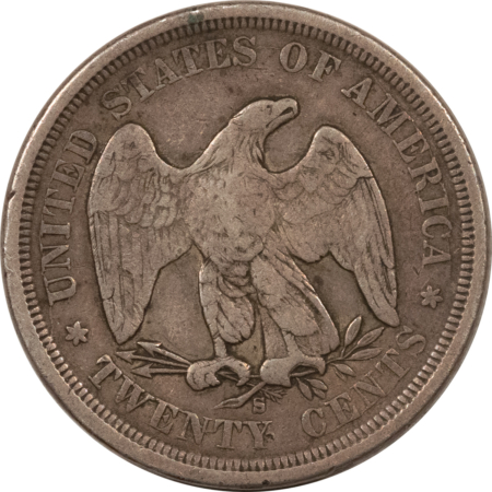 New Store Items 1875-S TWENTY CENT PIECE – NICE ORIGINAL, HIGH GRADE CIRCULATE EXAMPLE!