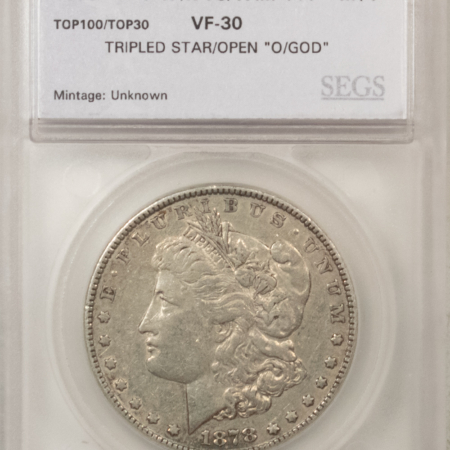 Morgan Dollars 1878 7TF/R-78/VAM-141 $1 MORGAN DOLLAR – VERY FINE! POPULAR VAM!