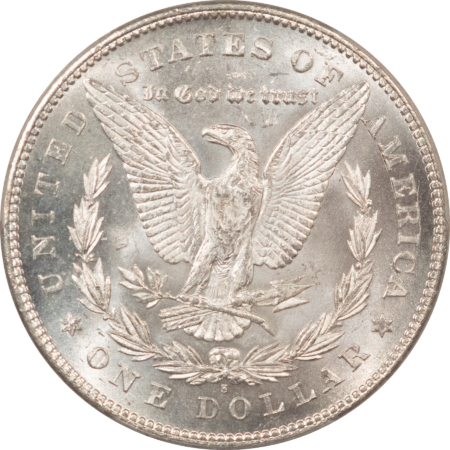 Morgan Dollars 1878-S $1 MORGAN DOLLAR, VAM-84 – PCGS MS-63, BLAST WHITE!