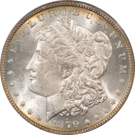 Morgan Dollars 1879 $1 MORGAN DOLLAR – PCGS MS-63, OLD GREEN HOLDER, CHOICE & PREMIUM QUALITY!