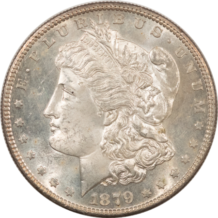 Morgan Dollars 1879-S $1 MORGAN DOLLAR – ORIGINAL BRILLIANT UNCIRCULATED, PRETTY REVERSE!