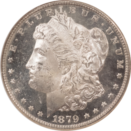 Morgan Dollars 1879-S $1 MORGAN DOLLAR – NGC MS-64, DEEP MIRRORS & PROOFLIKE OBVERSE!