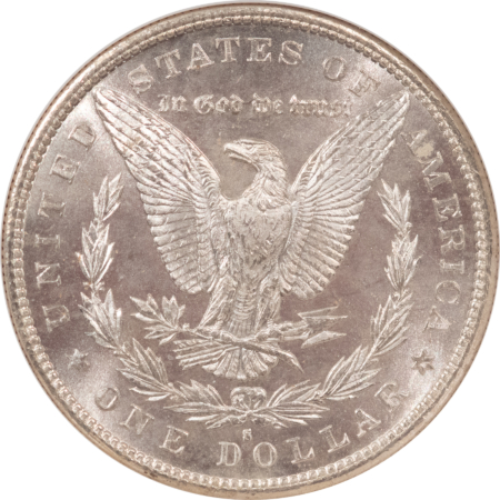 Morgan Dollars 1879-S $1 MORGAN DOLLAR – NGC MS-64, DEEP MIRRORS & PROOFLIKE OBVERSE!