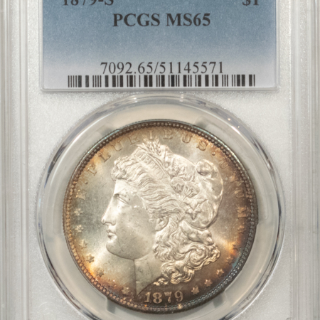 Morgan Dollars 1879-S $1 MORGAN DOLLAR – PCGS MS-65, PRETTY GEM!