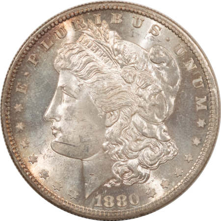 Morgan Dollars 1880-S $1 MORGAN DOLLAR – FRESH PRETTY, CHOICE+ BRILLIANT UNCIRCULATED!