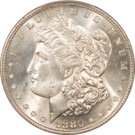 Morgan Dollars 1880-S $1 MORGAN DOLLAR – PCGS MS-65, BLAST WHITE!