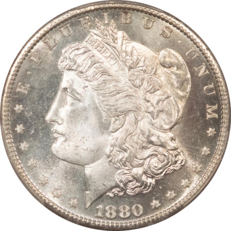 Morgan Dollars 1880-S $1 MORGAN DOLLAR – PCGS MS-66, FROSTY WHITE & NICE!