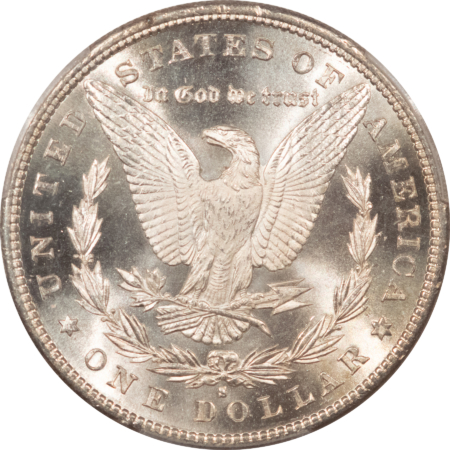 Morgan Dollars 1880-S $1 MORGAN DOLLAR – PCGS MS-66, FROSTY WHITE & NICE!