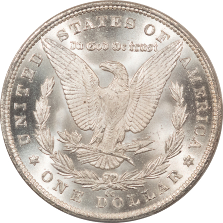 Morgan Dollars 1881-CC $1 MORGAN DOLLAR – PCGS MS-66, SUPERB GEM, HALOGEN WHITE! CARSON CITY!