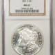 Morgan Dollars 1888-S $1 MORGAN DOLLAR – PCGS MS-63 PL, REALLY SCARCE IN PROOFLIKE!