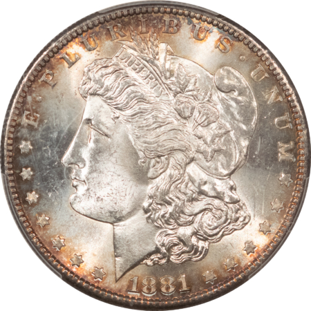 Morgan Dollars 1881-S $1 MORGAN DOLLAR – PCGS MS-64, PRETTY!