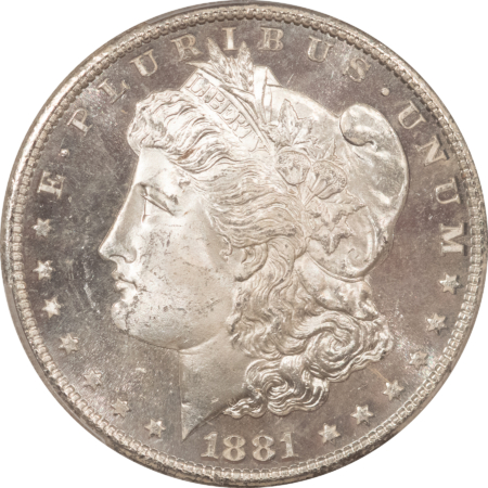 Morgan Dollars 1881-S $1 MORGAN DOLLAR – PCGS MS-65 PL, PROOFLIKE GEM!