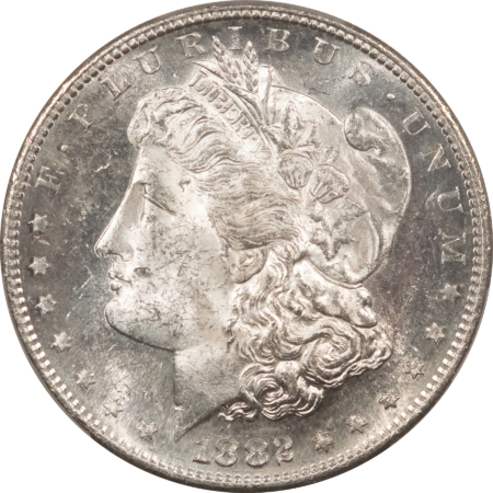 Morgan Dollars 1882-S $1 MORGAN DOLLAR – PCGS MS-63 PL, PROOFLIKE & WHITE, NICE MIRRORS!