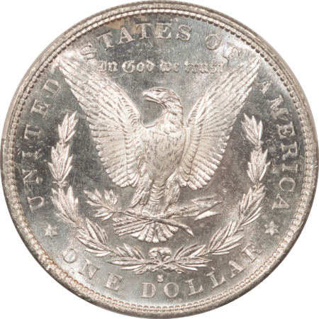 Morgan Dollars 1882-S $1 MORGAN DOLLAR – PCGS MS-63 PL, PROOFLIKE & WHITE, NICE MIRRORS!