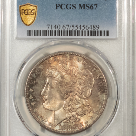 Morgan Dollars 1882-S $1 MORGAN DOLLAR – PCGS MS-67, SUPERB!