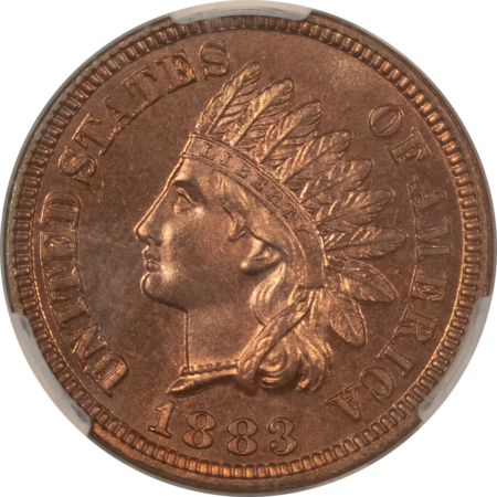 CAC Approved Coins 1883 PROOF INDIAN CENT – CACG PR-66 RB, PRISTINE AND PREMIUM QUALITY! CAC!