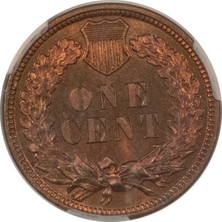 CAC Approved Coins 1883 PROOF INDIAN CENT – CACG PR-66 RB, PRISTINE AND PREMIUM QUALITY! CAC!