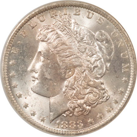 Morgan Dollars 1883-O $1 MORGAN DOLLAR – UNCIRCULATED IN VINTAGE HOLDER HALLMARK GRADING HOLDER