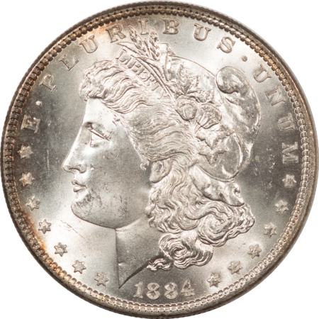 Morgan Dollars 1884 $1 MORGAN DOLLAR – CHOICE+ BRILLIANT UNCIRCULATED & NICE!