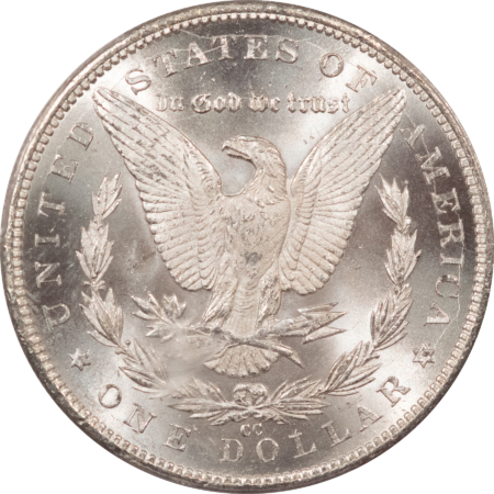 Dollars 1884-CC $1 MORGAN DOLLAR – PCGS MS-64, BLAST WHITE! CARSON CITY!