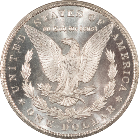 Dollars 1885-CC $1 MORGAN DOLLAR – PCGS MS-65 PL PROOFLIKE, FLASHY WHITE GEM CARSON CITY