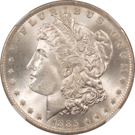 CAC Approved Coins 1885-O $1 MORGAN DOLLAR – NGC MS-66+, PREMIUM QUALITY, SO NICE & CAC APPROVED!