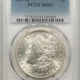 Morgan Dollars 1882-S $1 MORGAN DOLLAR – PCGS MS-63 PL, PROOFLIKE WHITE, NICE MIRRORS!