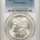 Morgan Dollars 1887 $1 MORGAN DOLLAR – PCGS MS-64 DMPL, OLD GREEN HOLDER, PREMIUM QUALITY!