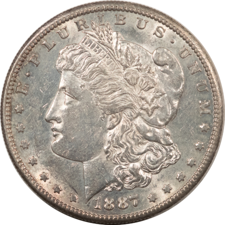 Morgan Dollars 1887-S $1 MORGAN DOLLAR – HIGH GRADE EXAMPLE! NEARLY UNCIRCULATED!