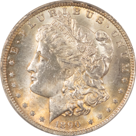 Dollars 1890-O MORGAN DOLLAR, CACG MS-61, ORIGINAL, FLASHY & PQ! CAC!