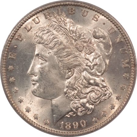 Morgan Dollars 1890-S $1 MORGAN DOLLAR – ICG MS-65, ATTRACTIVE!