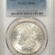 Morgan Dollars 1890-S $1 MORGAN DOLLAR – PCGS MS-64, LOOKS 65+! PREMIUM QUALITY!