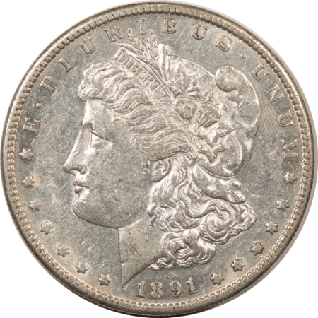 Morgan Dollars 1891-S $1 MORGAN DOLLAR – FLASHY HIGH GRADE EXAMPLE!