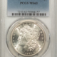 Morgan Dollars 1891-CC $1 MORGAN DOLLAR – PCGS MS-63, BLAST WHITE, CHOICE & CARSON CITY!