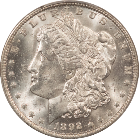 Morgan Dollars 1892-O $1 MORGAN DOLLAR – PCGS MS-63, FRESH WHITE & CHOICE!