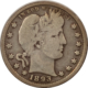 Barber Quarters 1894 1894-O 1894-S BARBER QUARTERS, LOT/3 – CIRCULATED, 1894-P VERY LOW GRADE!