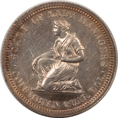 New Store Items 1893 ISABELLA COMEMMORATIVE QUARTER – UNCIRCULATED, CLEANED BUT ATTRACTIVE!