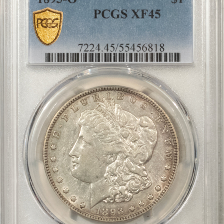 Morgan Dollars 1893-O $1 MORGAN DOLLAR – PCGS XF-45, ATTRACTIVE LOOKS AU!